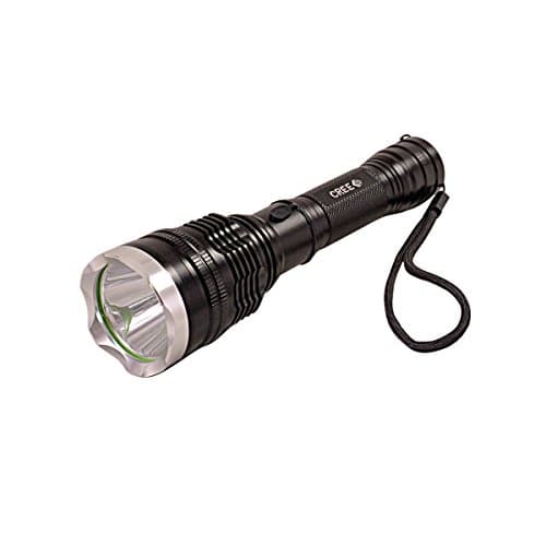 GOR Sun Tactical Rechargeable 300M LED Flashlight Torch 6.8 Inch