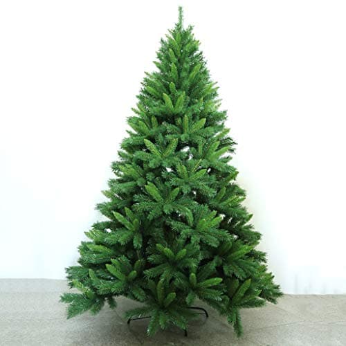 CHENNI 5FT Artificial Christmas Tree, Metal Base with 470 Branches, 150cm Artificial Tree Metal Base Christmas Home Decoration Products