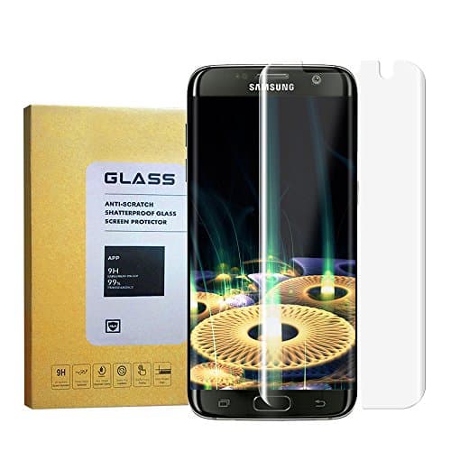 2 pack Samsung Galaxy S7 Edge Screen Protector,Tanpoer [Full Screen Coverage HD Crystal Clear Screen Shield for Galaxy S7 Edge-Clear