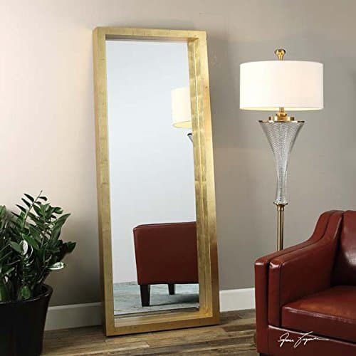 Zinc Decor Extra Large Gold Wall Floor Dressing Leaner Mirror XL 75"