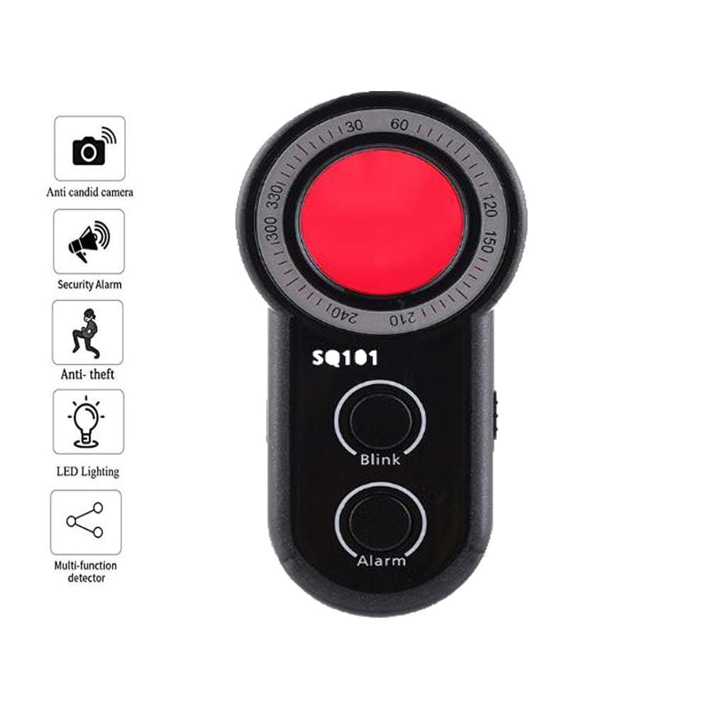 Dingcaiyi Multi-Function Wireless Detector, Hotel Anti-Theft Anti-Lost Tool Travel Anti-Sneak Shot Tool, Infrared Hidden Camera Detector, Infrared Portable Personal Alarm With LED Lights