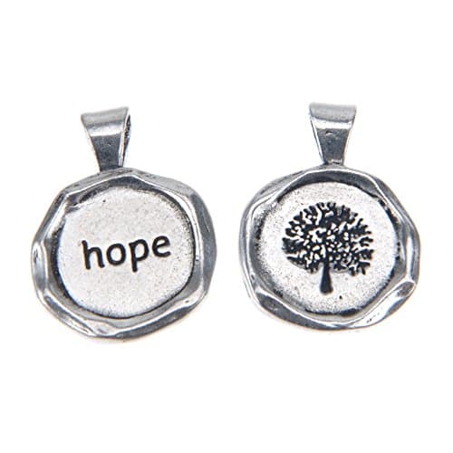 TREE, HOPE WAX SEAL PENDANT CHARM