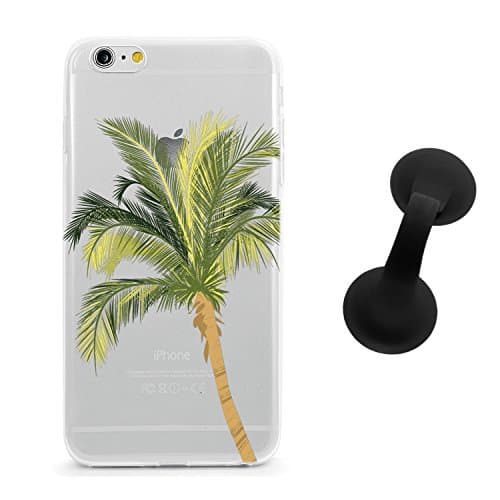 CLW Clear TPU Case for iPhone 6Plus / 6S Plus - California Palm Tree