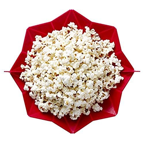 Folding Microwave Popcorn Popper/Popcorn bucket (red)