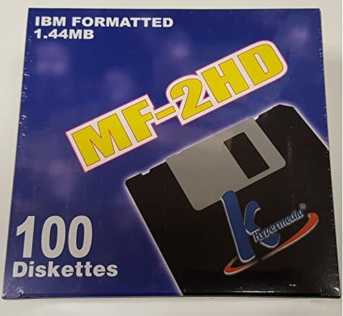 KHypermedia 3.5" 1.44 MB PC-Formatted Diskettes (Rainbow, 100-Pack) (Discontinued by Manufacturer)