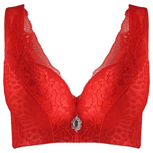 Women's Extreme Support Push Up Bra Brassiere (Underwire Plus Size 34-44 B-C)