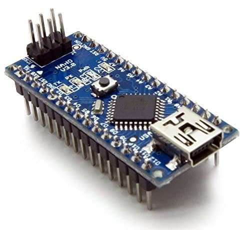 Arduino Nano v3 compatible Microcontroller Card by RoboGets for Robotics and DIY Projects (USB Cable Included)
