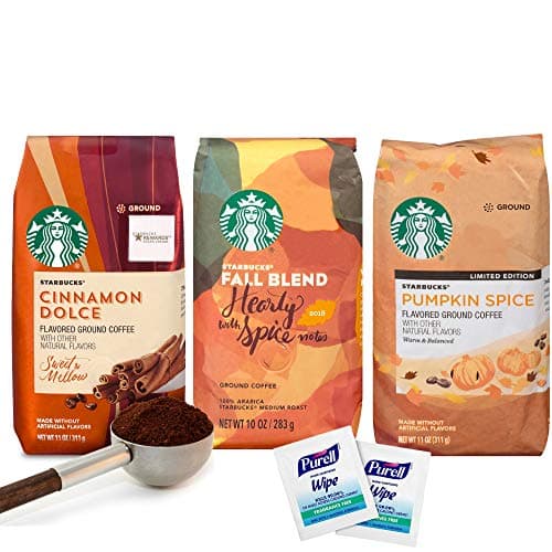 Starbucks Pumpkin Spice - Fall Blend - Cinnamon Dolce Bundle 2018