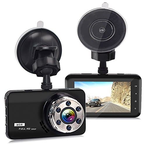 Car Dash Camera Dashboard FULL 1080P 3.0 Inch Screen dash cam 170 Degree Super Wide Angle Cameras Recorder Support G-Sensor, Motion Detection Parking Mode Night Vision