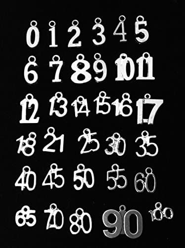 Customize to Add a Number Charm to a Jules Obsession Bracelet Birthday Anniversary Retirement