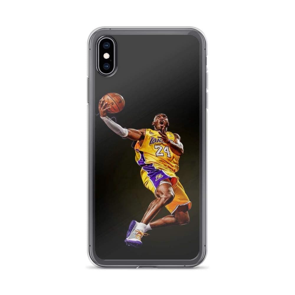 Compatible with iPhone 11 X/XS Case Kobe Bryant 24 Pure Clear Phone Cases Cover