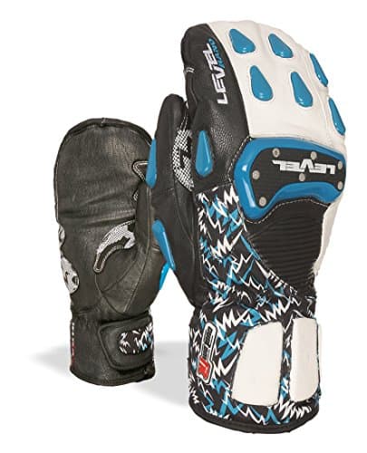 Level SQ CF Ski Racing Mittens, Royal Small/Medium (7.5in)