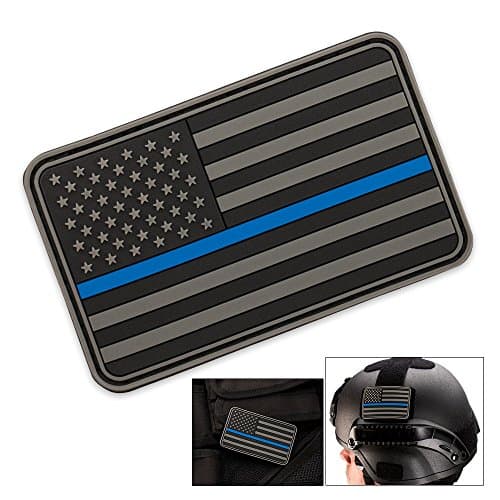 Thin Blue Line PVC Patch