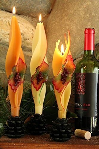 Napa Valley Grape 3-Pack Beeswax Candles