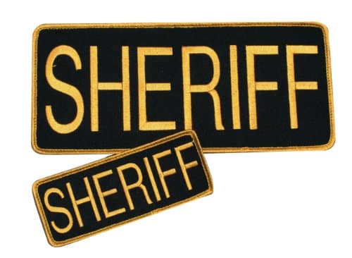 Galati Gear Sheriff Patch (2x5-Inch)