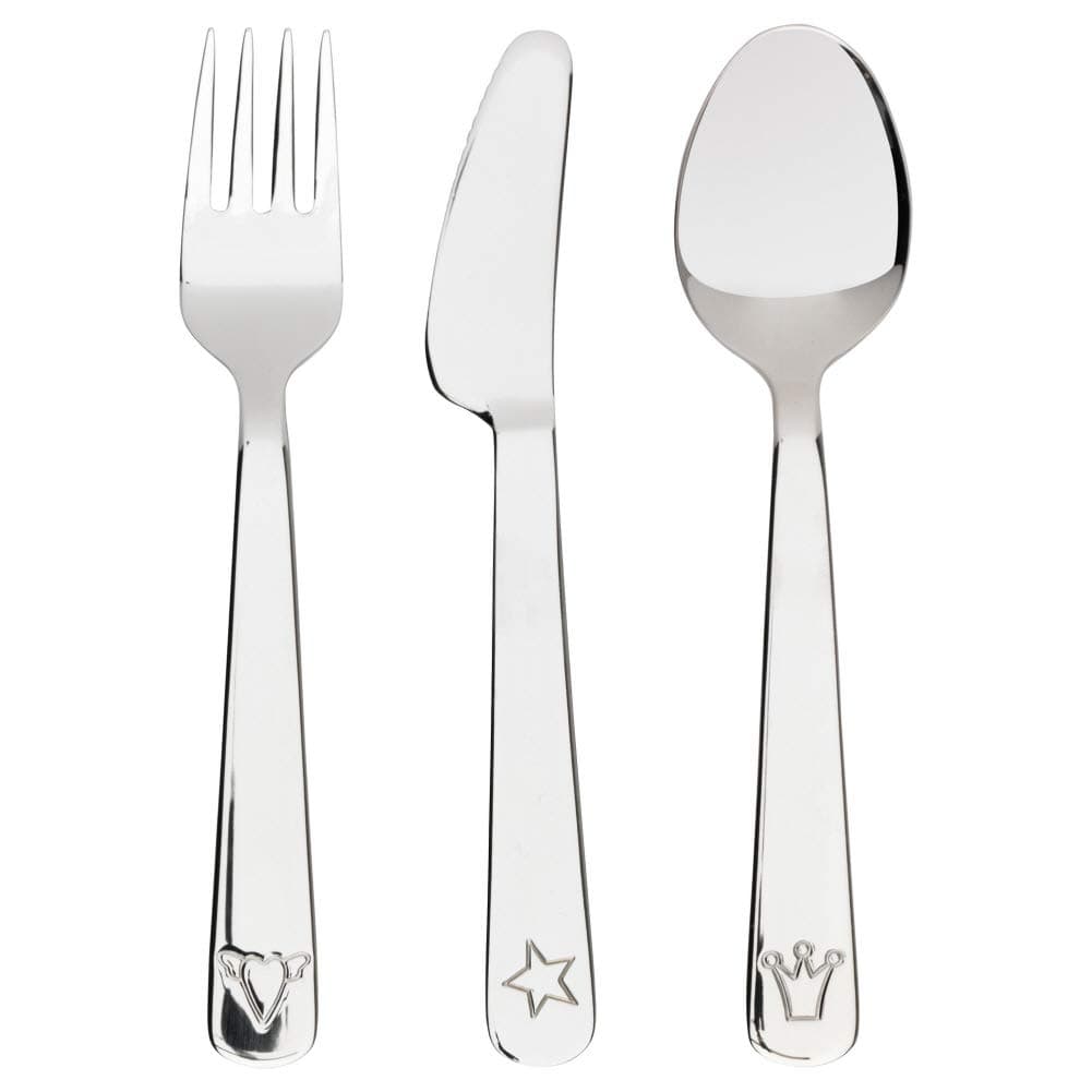 Ikea Fabler 3-piece Flatware Set, Stainless Steel