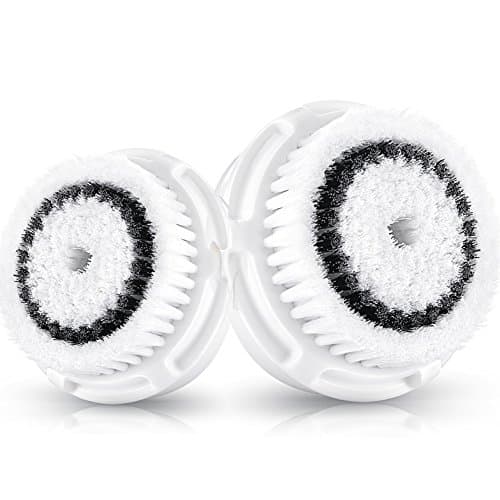 In Radiance Sensitive Brush Head Replacements (2-Pack) Compatible with Mia Mia2 Mia3 Aria Mia Fit Smart Profile and Alpha Fit Facial Cleansing System