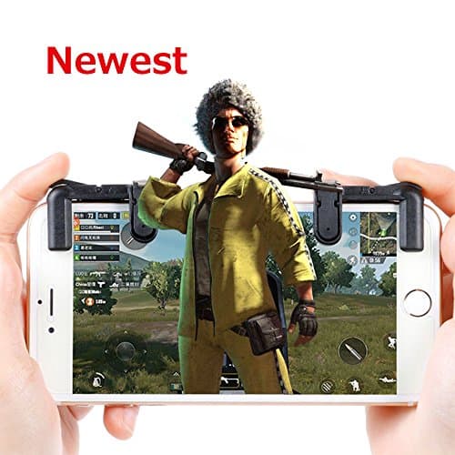 Mobile Game Fire Button,Vanyda Game Handle Shortcut Key Replace Tool Gamepad Controller Joystick Shooting Artifact for Role-playing Android IOS Phone GameTrigger L1R1 Shooter Controller PUBG