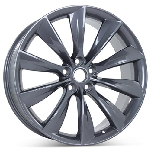 New 21" x 8.5" Front Wheel for Tesla Model S 2012 2013 2014 2015 2016 2017 Rim 98727 Gray