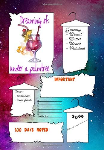 100 Days Noted: Planner Diary or Habit tracker Paperback – October 23, 2018