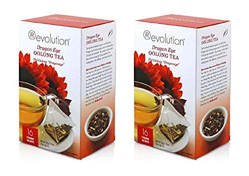 Revolution Tea, Dragon Eye Oolong Tea, 16 Flow-through Infuser Bags in a Stay-fresh Container (2)