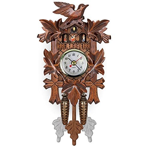 Mini Wall Cuckoo Clock Classical Bird Time Bell Vintage Watch Decorations Home Art