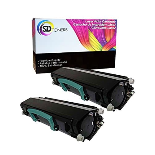 SD Toners 2 Pack Compatible Dell 2330 2350 High Yield Black Toner Cartridge 330-2649 PK941 RR700 6,000 page