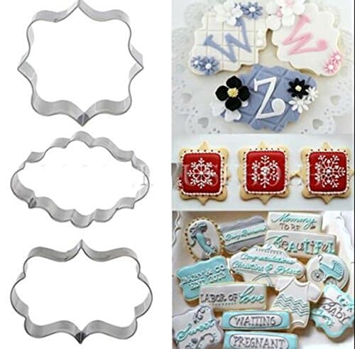 Cookie Cutter Plaque Frames - Set of 3
