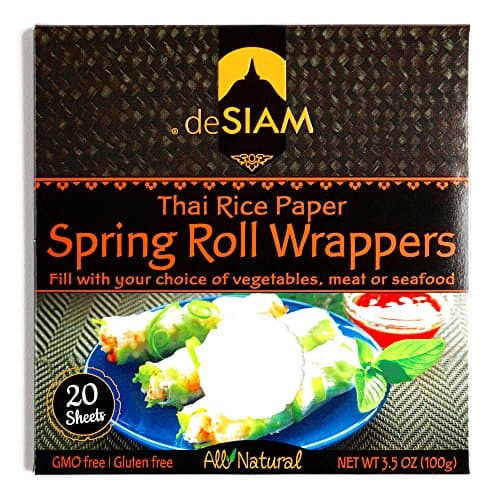 De Siam Rice Paper 3.52 oz each (6 Items Per Order)
