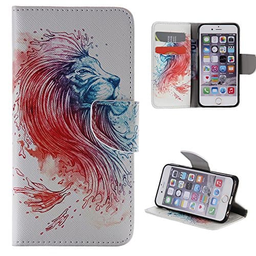 iphone 6s Case,6 Case,iphone 6 Case,leather Flip Credit Card Wallet Phone Case Magnetic Clasp for Apple iPhone 6 iPhone 6S