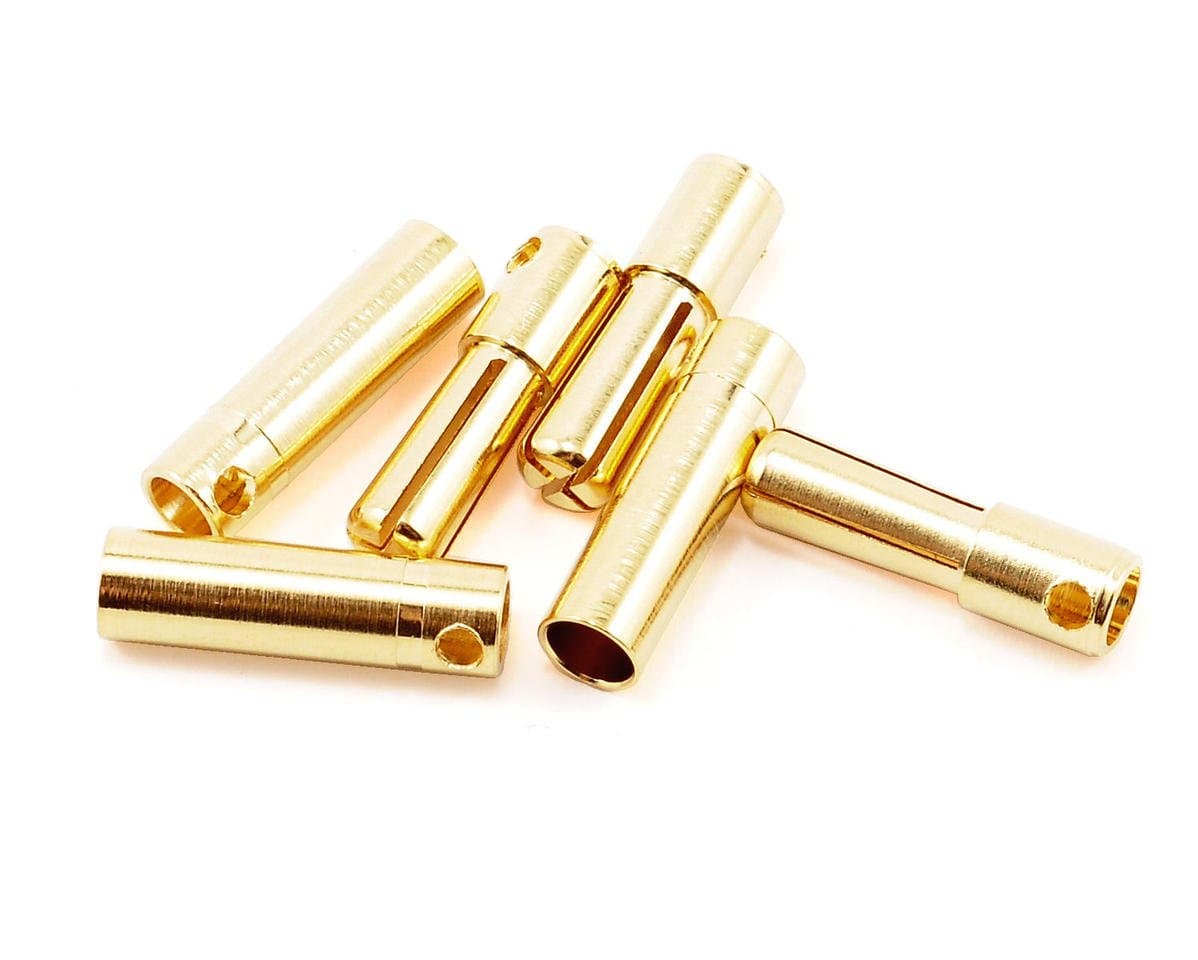 Tekin, Inc TT3054 Solid High Power 4.0mm Gold Connector (3)