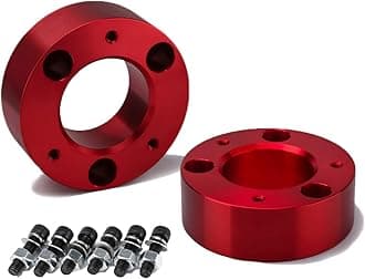 KSP 2" Red Leveling Lift Kit, Front Lift Kit for 2004-2019 Ford F150 2WD 4WD, 03-18 Expedition, 05-08 Lincoln Mark LT, Strut Spacers Raise Front 2 inch