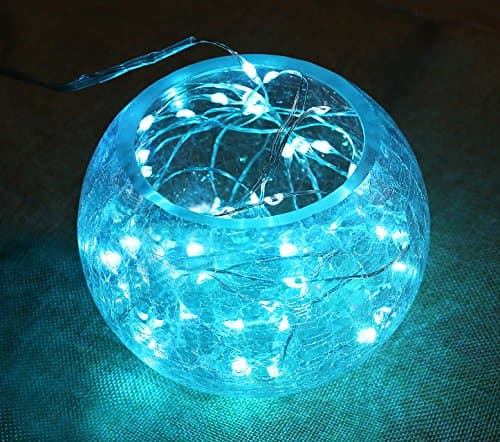 LED String Lights, Toki 16.4ft 50 LED Waterproof Decorative Lights Dimmable String Lights with Remote Control for Indoor and Outdoor, Bedroom, Patio, Garden, Wedding, Parties, CE & ROHS Listed