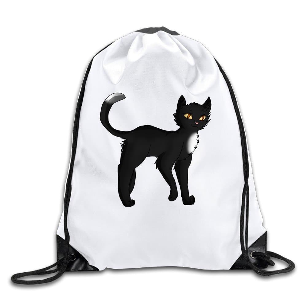 Ravenpaw A Warrior Cat Drawstring Tote Backpack Canvas Bag