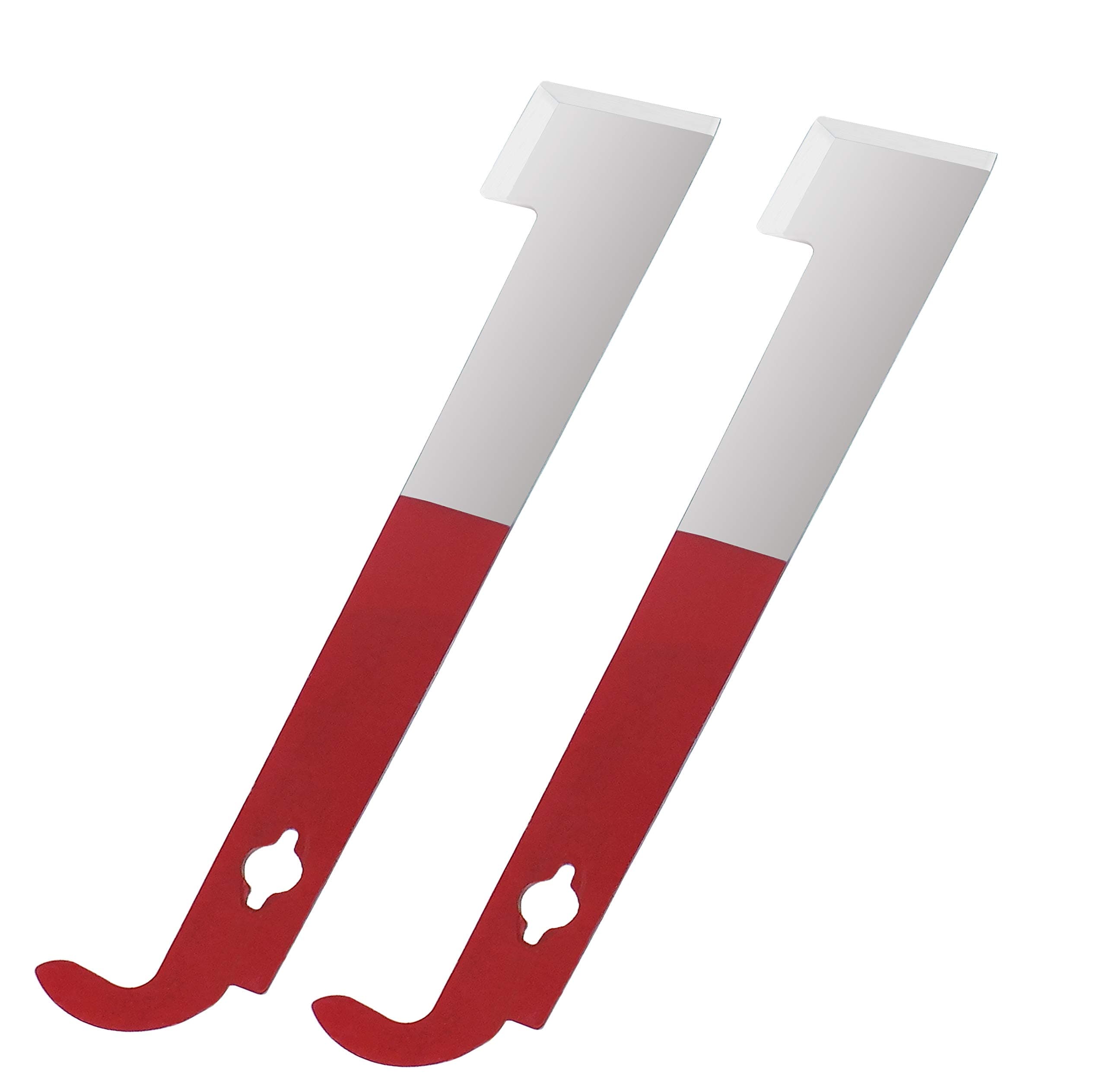 2 Pack Stainless Steel Bee Hive Tool J Hook Beekeeping Supplies Frame Lifter and Scraper,Beekeeping Equipment (10.5 Inches Long)