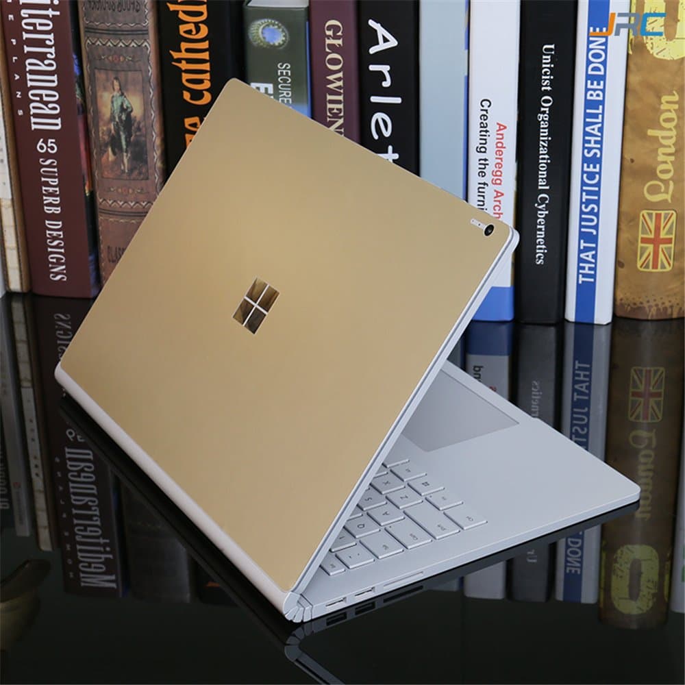 Microsoft Surface Book 2 (standard i5 Configuration Version) Skin Sticker Decal Decorative Protector，3M Decal Decorative Full Protector -13.5 inch (Champagne gold)