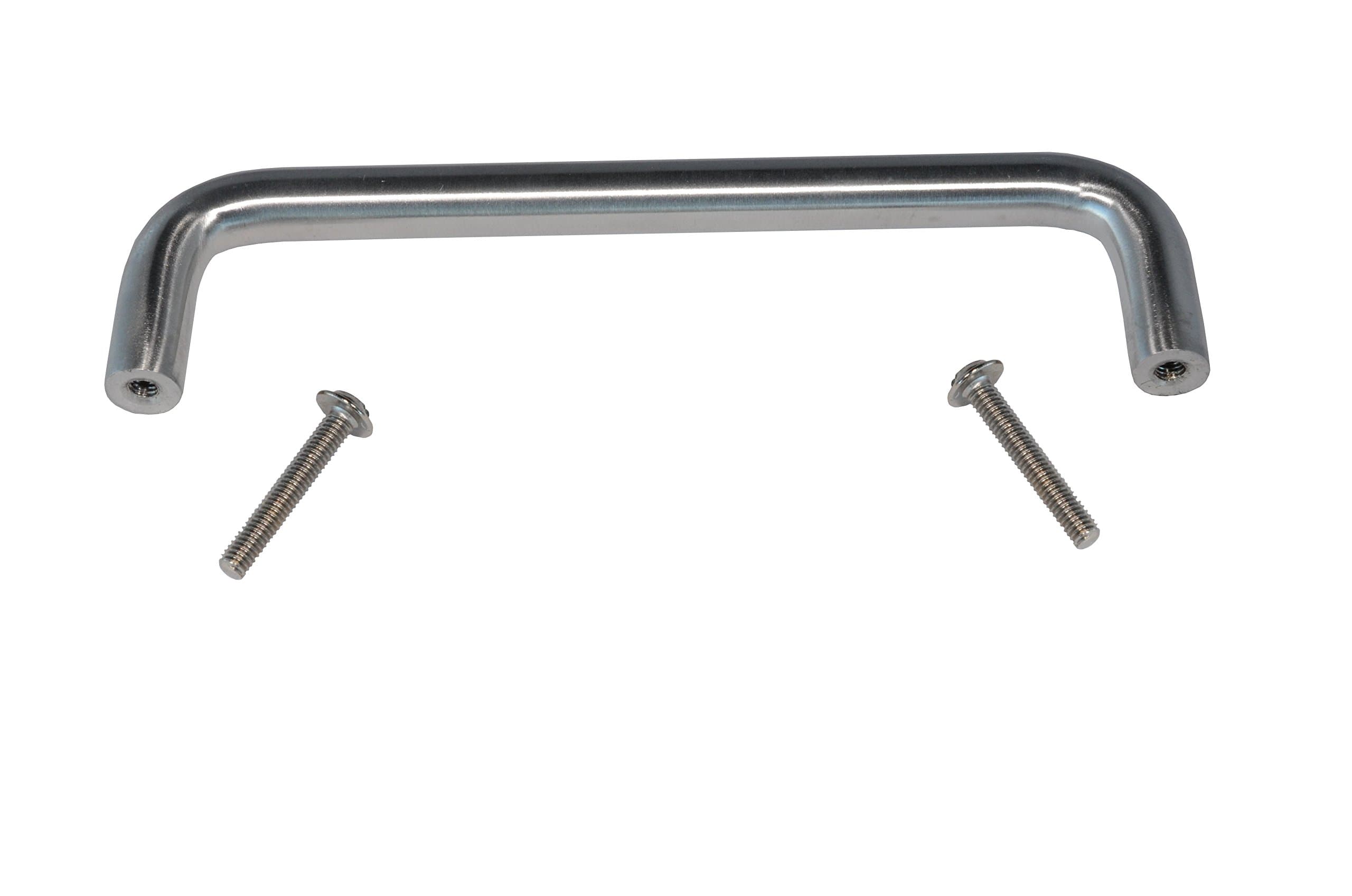 50 Pack 5" Wire Style Brushed Nickel Kitchen Drawer Pulls | Rust Resistant Modern Kitchen Cabinet Handles with Stainless Steel Core, Satin Nickel Finish. Easy Install Bulk Kitchen Door Handles