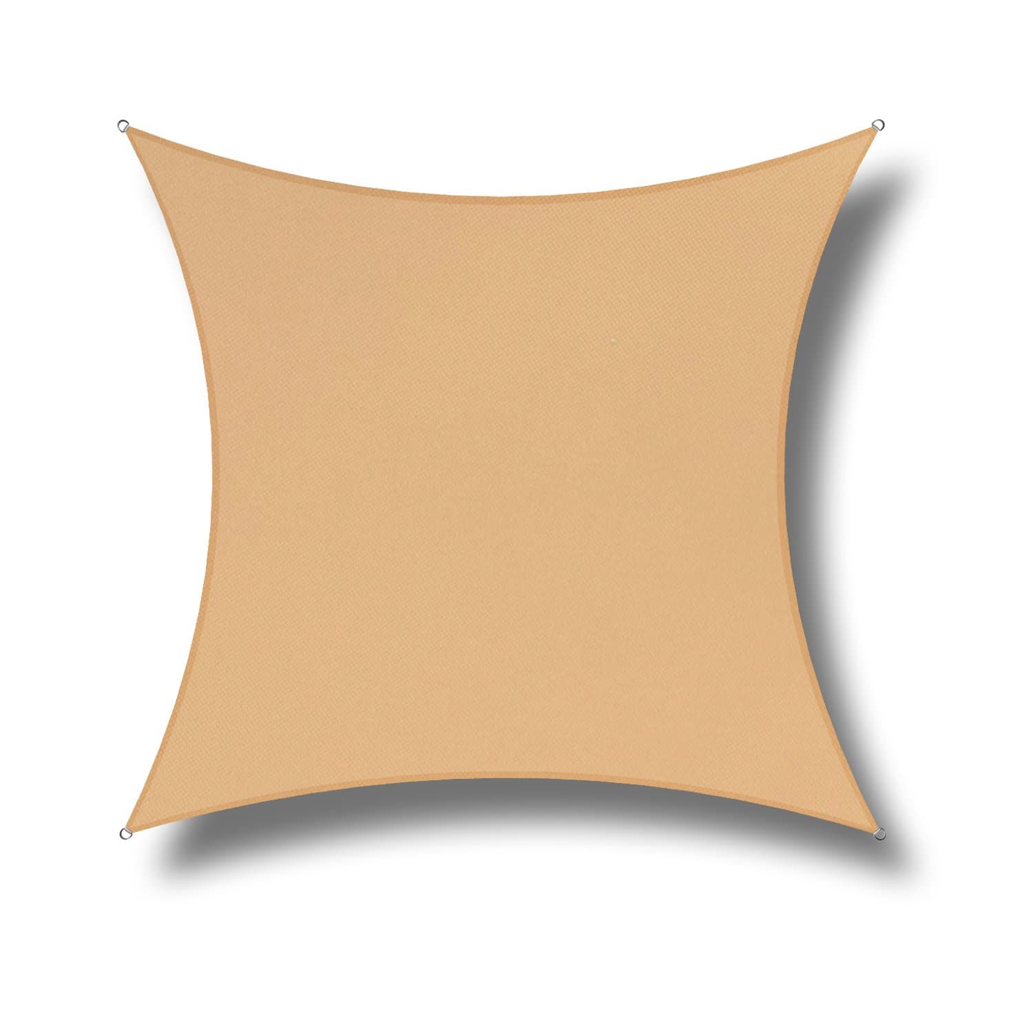 Jesay 10ft x 13ft Sun Shade Sails Canopy Rectangle Sand, Shade Sail UV Block for Patio Garden Outdoor Facility Activities and Pool Playground