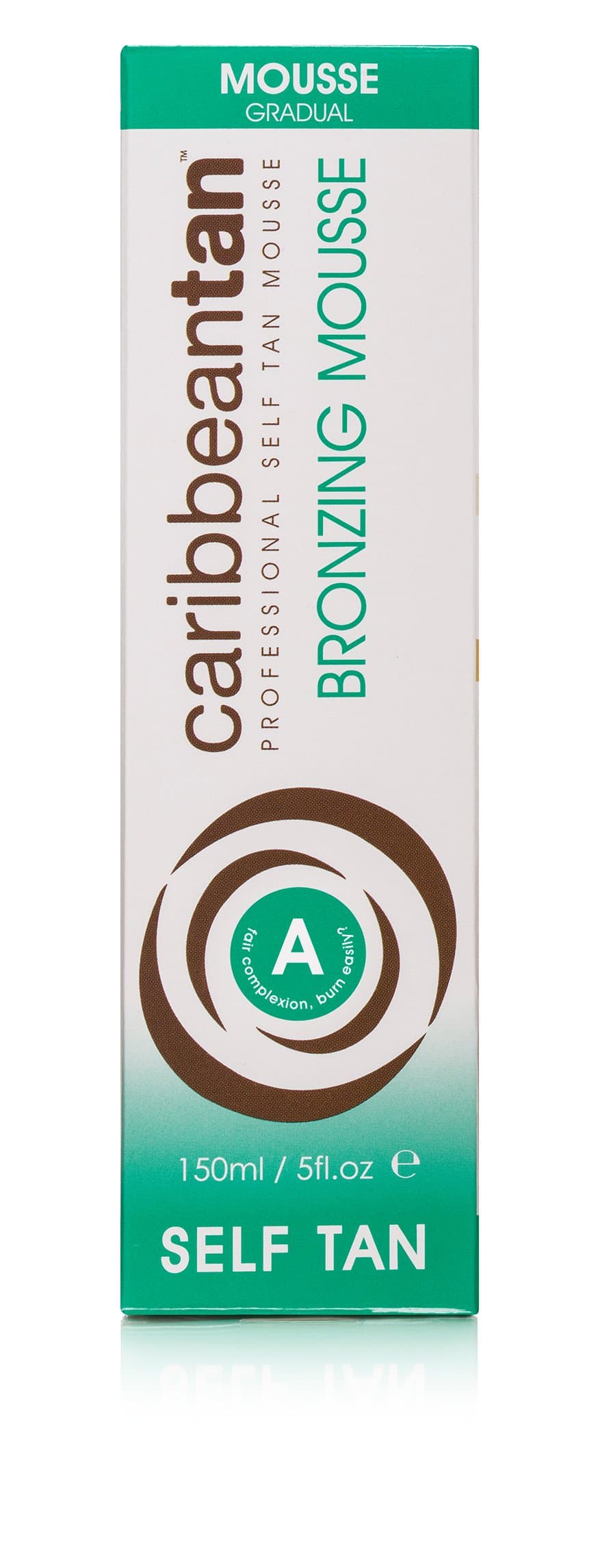 Caribbean Tan - Bronzing Mousse A - Fair Complexion,Sunless Natural Looking Self Tanner,Flawless Fake Tanning for Face and Body,Gradual Beauty Bronzer Foam (5.4 fl oz.)