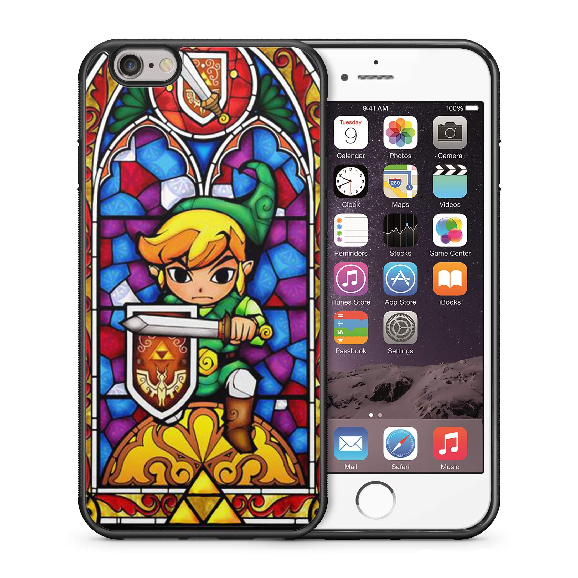 ModifiedCases Zelda Glass Art Bumper Case Compatible for iPhone 6 PLUS/6S Plus