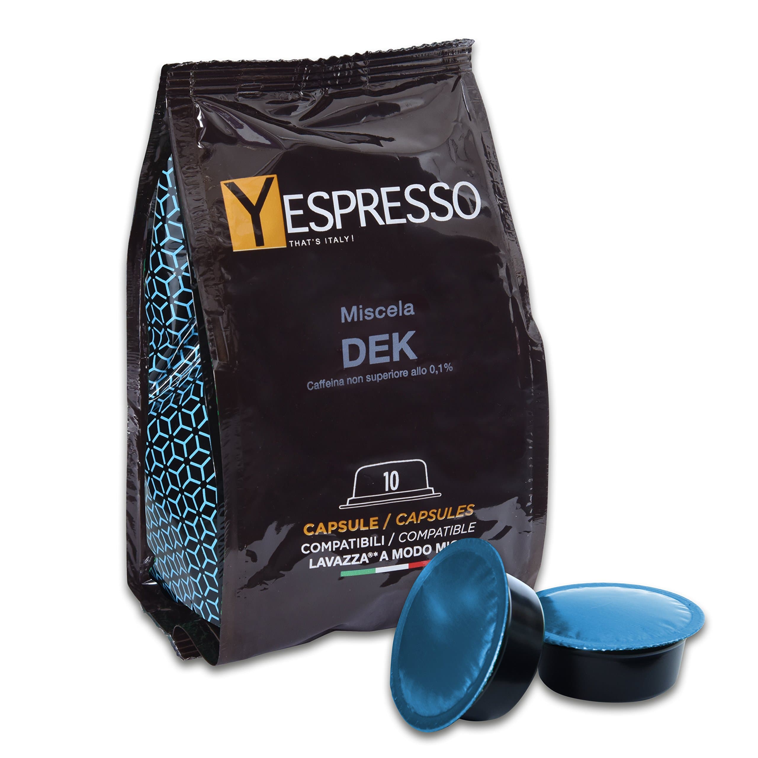 50 COMPATIBLE CAPSULES LAVAZZA A MODO MIO – DECAFFEINATO