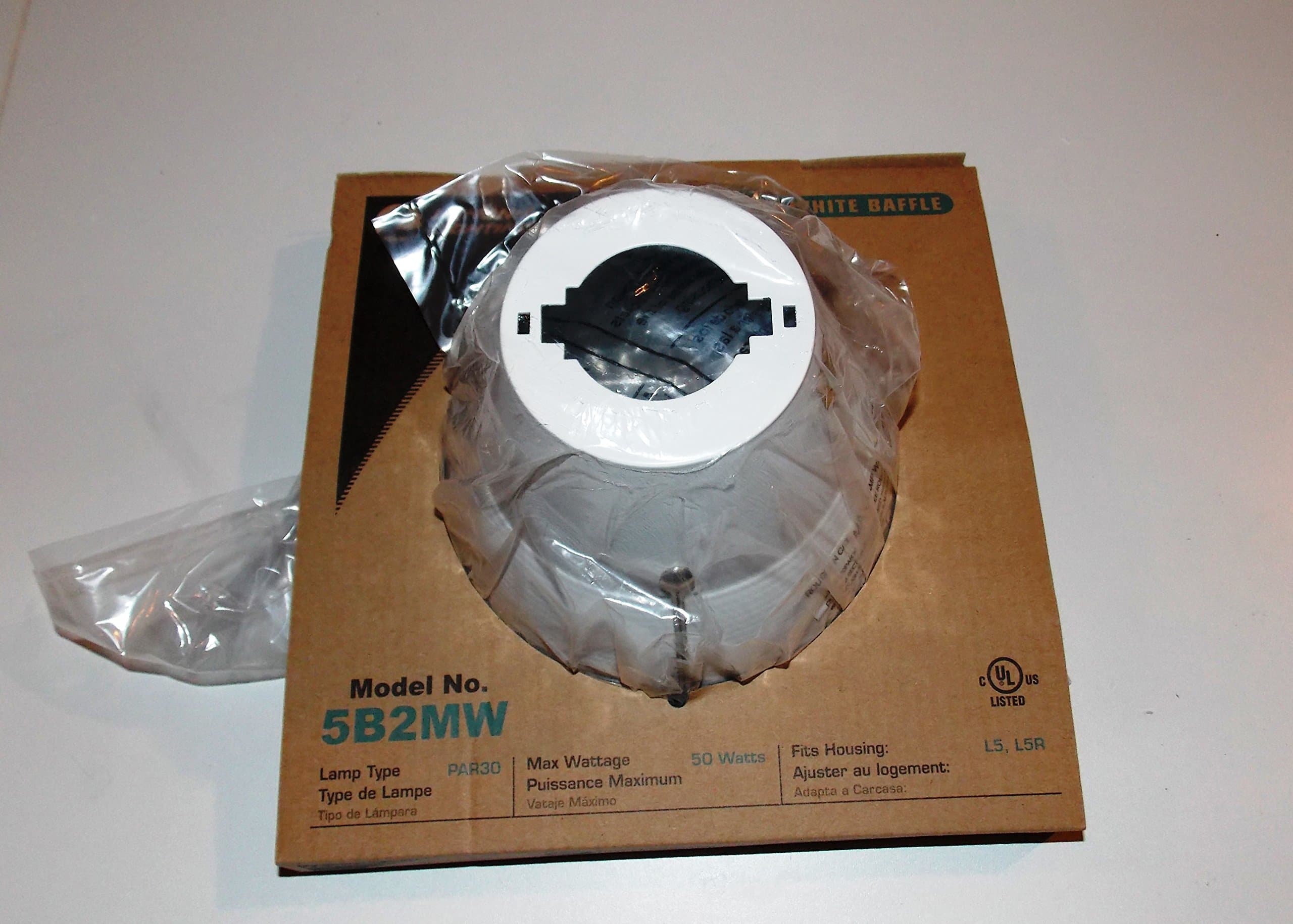 lithonia lighting 5B2MW white baffle