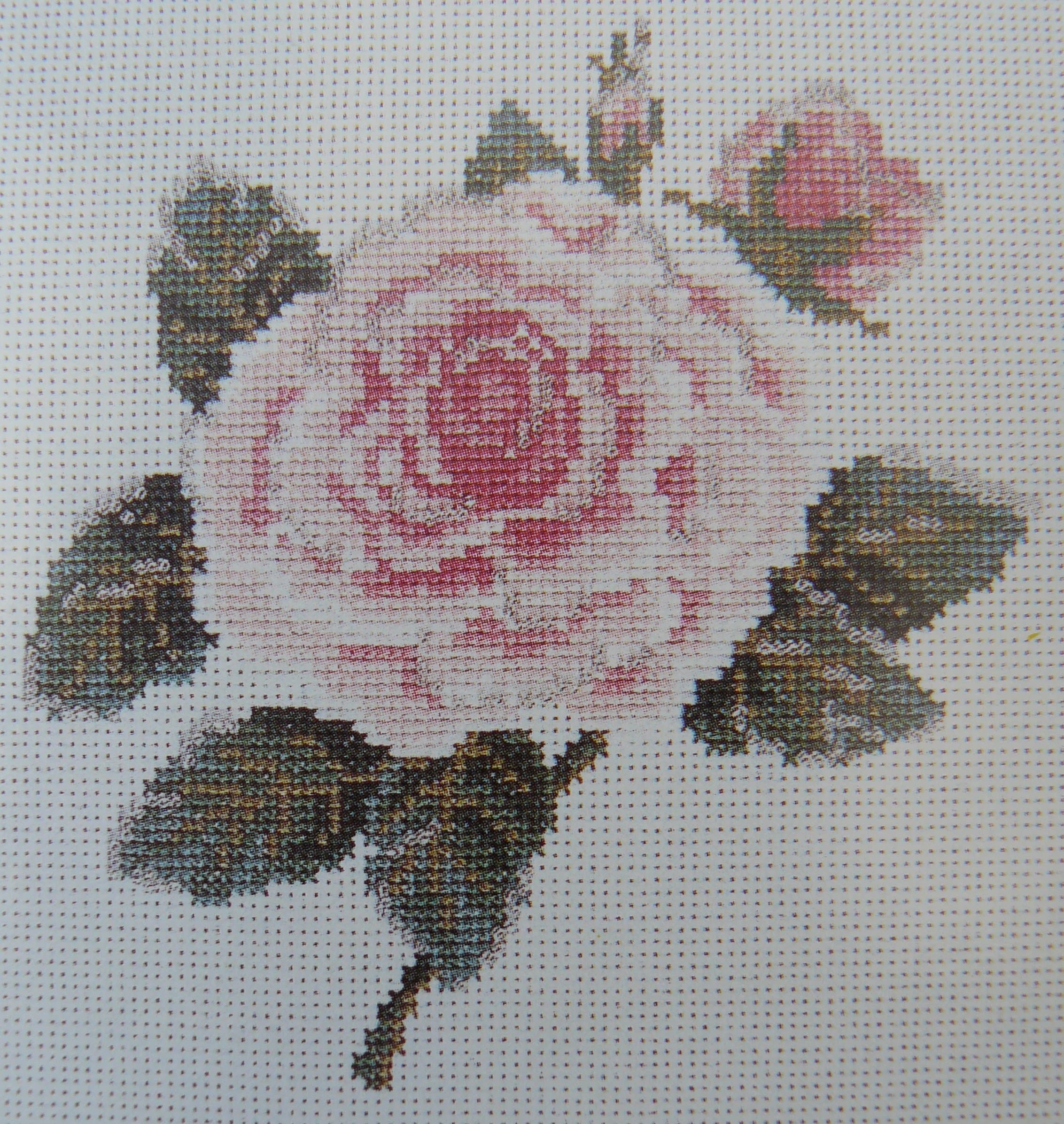 Coleshill Collection Beaded Rose Cross Stitch Kit