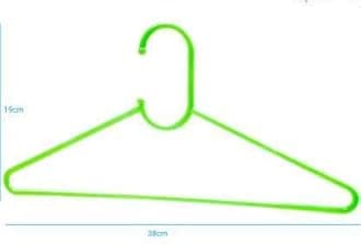 AARON INC Plastic Clothes Hanger Set of 30 Clothes Hnager for Wardrobe Garments Hanging Green