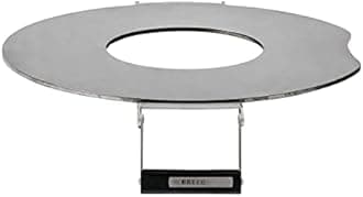 Breeo SearPlate Griddle X19 - Compatible with X Series 19 Smokeless Fire Pit - Outdoor Searing Grill - Durable Flat Top Griddle - Carbon Steel Searing Surface, USA Made - Live-Fire Cooking Accessory