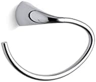 KOHLER Towel Ring, Bathroom-Towel Ring, Alteo Collection, Polished Chrome, K-37057-CP