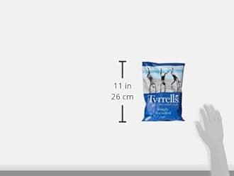Tyrrells Lightly Sea Salted Sharing Crisps 150g (Pack of 10)