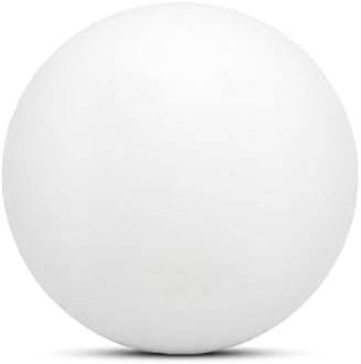 Plastic Ball White Non Toxic (Pack of 6 | 60 Gm Per Ball)