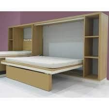 Ebco King Mild Steel Folding Bed With Storage - ( grey)