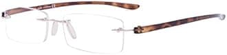 Eyekepper Reader Small Lens Rimless Reading Glasses Men Women